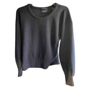 Scotch & Soda Anthropologie Navy Blue Soft Classic Dressy Sweatshirt NWOT Size M